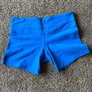 Blue Lululemon shorts